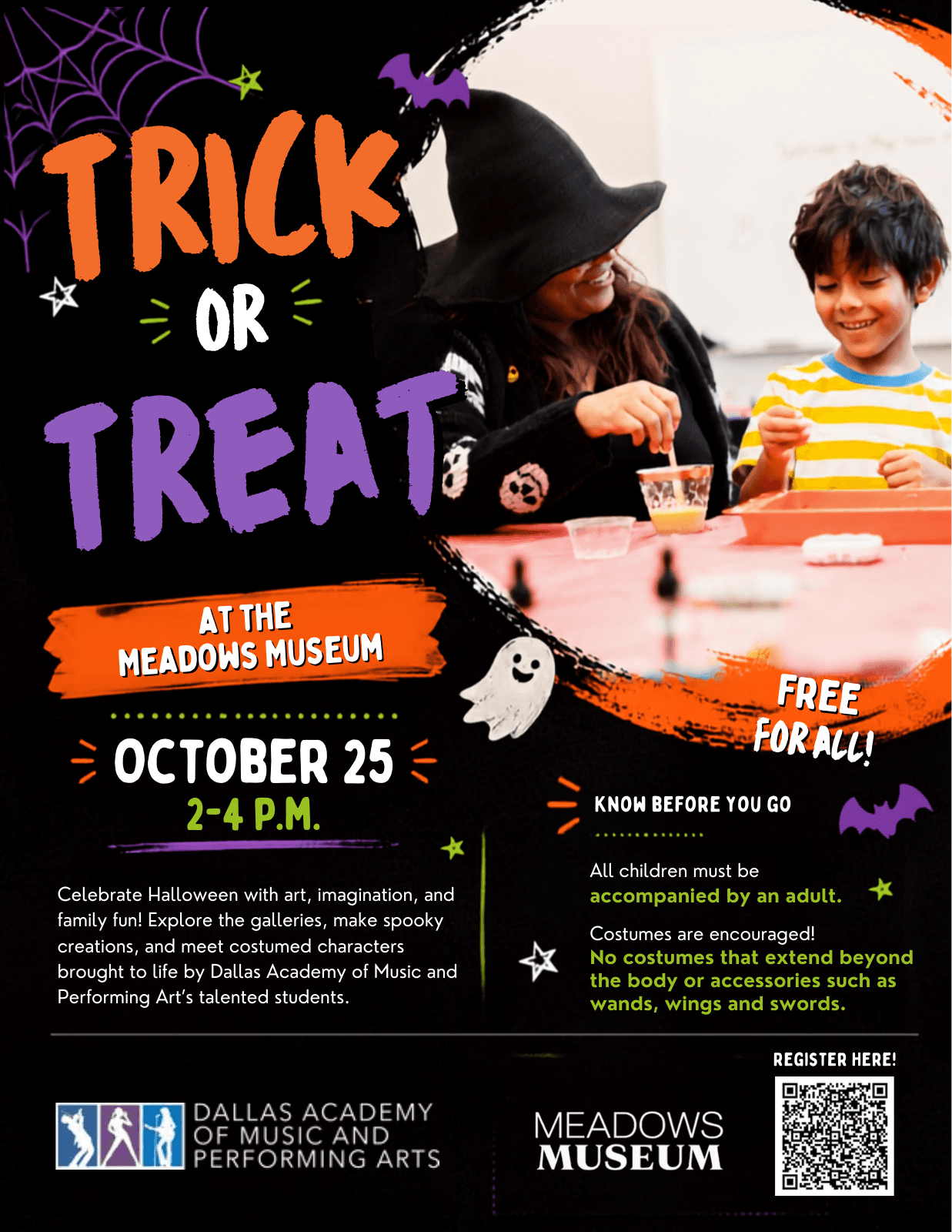 DAMPA x Meadows Museum: Family Day — Trick or Treat