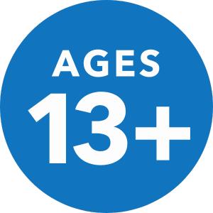 ages 13 and up icon